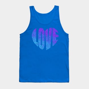 Love in heart shape Tank Top